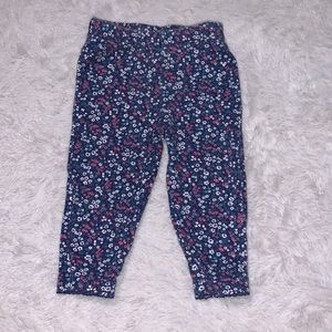 (3 for $10) Carter’s floral elephant pants baby girl clothing